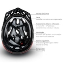 Capacete de ciclismo Rava Space 4 MTB - Unissex - Foto 5