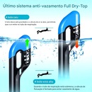 Mascara Subaquática de de Mergulho Gold Sports Gold Full Face Com Snorkel - Foto 6