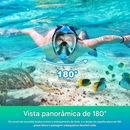 Mascara Subaquática de de Mergulho Gold Sports Gold Full Face Com Snorkel - Foto 7