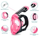 Mascara Subaquática de de Mergulho Gold Sports Gold Full Face Com Snorkel - Foto 2