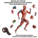 Bandagem Elástica Gold Sports Adesiva Neuromuscular - Foto 4