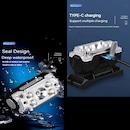 Lanterna Cabeça Gold Sports Magnética Leds Cob RecarregáveL Prova d Água 4 Modos de Iluminação - Foto 5