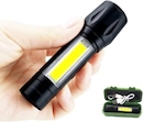Mini Lanterna DK Led Tática Potente 3 Modos Recarregável Camping Lampião - Foto 4