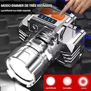 Lanterna Cabeça Gold Sports Retro Led RecarregáveL Prova dÁgua 3 Modos Iluminação 1800 lúmens - Foto 3