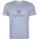 Camiseta New Era Regular NFL Las Vegas Raiders Core Essentials Style - Masculina - Foto 1