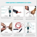 Corda Speed Crossfit Spank Ajustável com Rolamento - Foto 6