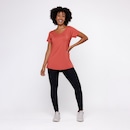 Camiseta Manga Curta Orbis Fitness Comprida Tapa Bumbum - Feminina - Foto 2