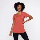 Camiseta Manga Curta Orbis Fitness Comprida Tapa Bumbum - Feminina - Foto 3