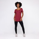 Camiseta Manga Curta Orbis Fitness Comprida Tapa Bumbum - Feminina - Foto 2