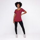 Camiseta Manga Curta Orbis Fitness Comprida Tapa Bumbum - Feminina - Foto 3