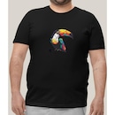 Camiseta Plus Size Masculina Prime WSS Brasil Toucan Delight - Foto 1