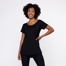 Camiseta Manga Curta Orbis Fitness Comprida Tapa Bumbum - Feminina - Foto 4