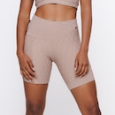 Shorts Orbis Fitness Corte Assimétrico Cintura Alta - Feminino - Foto 1