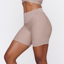 Shorts Orbis Fitness Corte Assimétrico Cintura Alta - Feminino - Foto 3