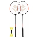 Kit Badminton Vollo VB003 2 Raquetes e 2 Petecas - Foto 1