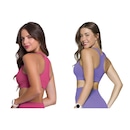 Top Canelado Selene Sem Costura - 2 Unidades - Feminino - Foto 2