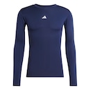 Camiseta de Treino Manga Longa adidas Techfit Compression - Masculina - Foto 1