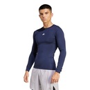 Camiseta de Treino Manga Longa adidas Techfit Compression - Masculina - Foto 2