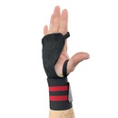 Munhequeira Art In'Force Com Protetor De Palma Em Couro Treino Funcional Academia Musculação - Foto 1