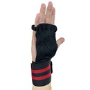 Munhequeira Art In'Force Com Protetor De Palma Em Couro Treino Funcional Academia Musculação - Foto 4