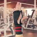 Munhequeira Art In'Force Com Protetor De Palma Em Couro Treino Funcional Academia Musculação - Foto 7