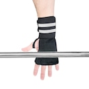 Munhequeira Art In'Force Com Protetor De Palma Em Couro Treino Funcional Academia Musculação - Foto 3