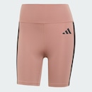 Shorts Legging adidas Optime Essentials Três Listras - Feminina - Foto 3