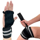 Kit Joelheira e Munhequeira Art In'Force Palma Treinos - Foto 1