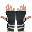 Kit Joelheira e Munhequeira Art In'Force Palma Treinos - Foto 4