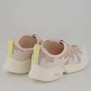 Tenis Fila Funny Juvenil Bege e Lilás - Foto 3