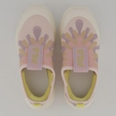 Tenis Fila Funny Juvenil Bege e Lilás - Foto 4