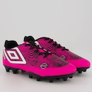 Chuteira Campo Umbro Orbit Juvenil Rosa - Foto 2