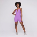 Macaquinho Orbis Fitness Costa Cavada Decote Bojo - Feminino - Foto 1