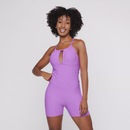 Macaquinho Orbis Fitness Costa Cavada Decote Bojo - Feminino - Foto 3