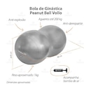 Bola Feijão para Ginástica Peanut Ball Vollo 45cm - Foto 5
