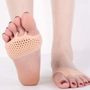Meia Palmilha Ortopédica DK Protetor para os Pés Almofada Silicone Gel Tiptoe - Par - Foto 3