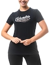 Camiseta Columbia Simply Scripted Preto Feminino - Foto 1