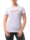 Camiseta Columbia Simply Scripted Lilás Feminino - Foto 1