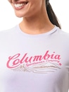 Camiseta Columbia Simply Scripted Lilás Feminino - Foto 2