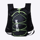 Colete de Hidratação HUPI Running Preto/Amarelo com 2 Garrafas 350ML Verde - Foto 1
