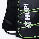Colete de Hidratação HUPI Running Preto/Amarelo com 2 Garrafas 350ML Verde - Foto 2