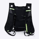Colete de Hidratação HUPI Running Preto/Amarelo com 2 Garrafas 350ML Verde - Foto 8