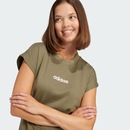Camiseta adidas Essentials Linear - Feminina - Foto 5