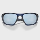 Óculos de Sol Unissex Oakley Lateralis Matte Transparent Blue Prizm Deep Water Polarized - Foto 5