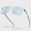 Óculos de Sol Unissex Oakley Exchange Sun Polished Clear Prizm Deep Water Polarized - Foto 2