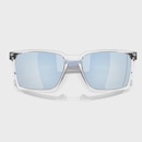 Óculos de Sol Unissex Oakley Exchange Sun Polished Clear Prizm Deep Water Polarized - Foto 5