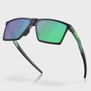 Óculos de Sol Unissex Oakley Futurity Sun Satin Black Prizm Jade - Foto 2