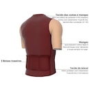 Camisa de ciclismo ERT Euro Grená slim fit - Unissex - Foto 2