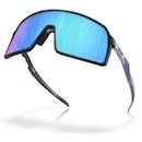 Óculos de Sol Oakley Sutro Fathom Matte Black Prizm Sapphire - Foto 4