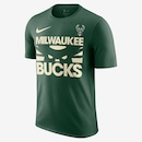 Camiseta Nike NBA Milwaukee Bucks Courtside - Masculina - Foto 1